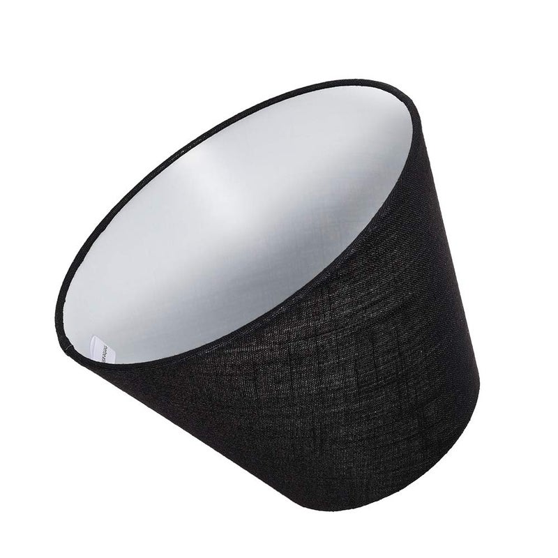 TOOTOO STAR Barrel Black Small Lamp Shade for Table Floor Lamps Replacement, 6x10x7.5 Inch, Fabric Cloth, Spider Model (black) - Image 3